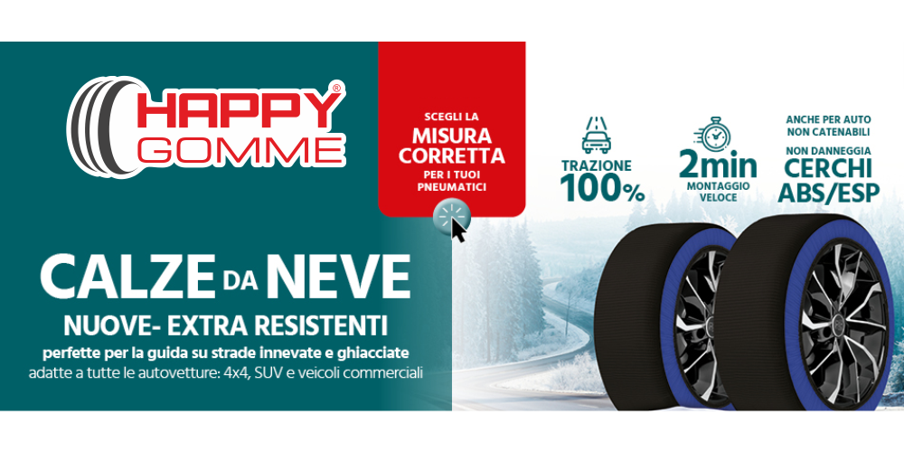Happy Gomme Catene da Neve